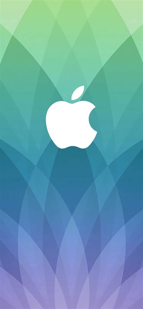 Apple Logo Spring Events Green And Blue Purple Wallpapersc Iphone