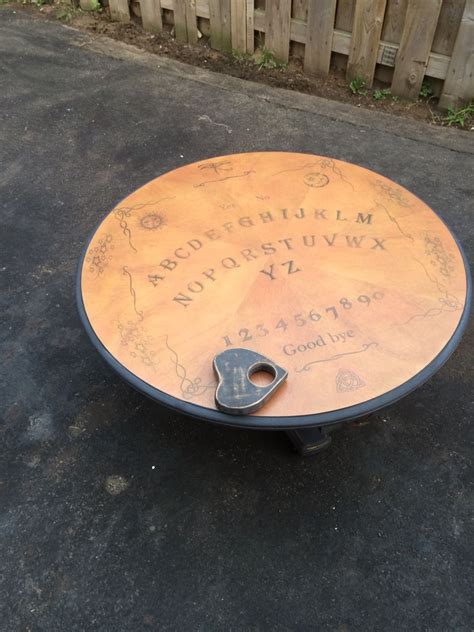 If you're not one of those people and have ever wanted to conjure spirits over your morning coffee or summon a demon while enjoying some tacos, then these tables are for you. Ouija coffee table | Gothic decor, Coffee table, Beautiful ...