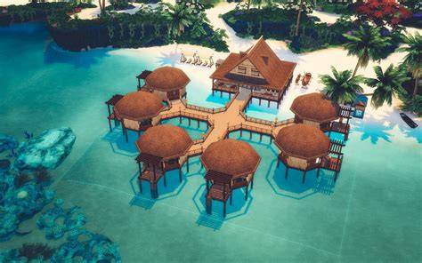 Thalania Sulani Bay Spa Resort Sims4 Sims 4 Houses Sims 4 House