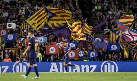 catalonia latest barcelona fc s part in the catalonia independence referendum explained world