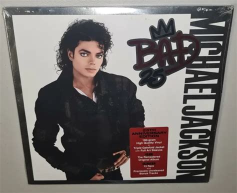 Michael Jackson Bad 25th Anniversary Edition Brand New Sealed 3x Vinyl