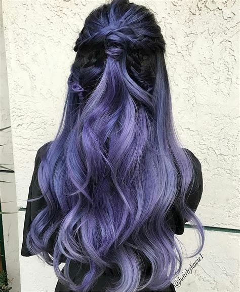 Lavender And Black Hair