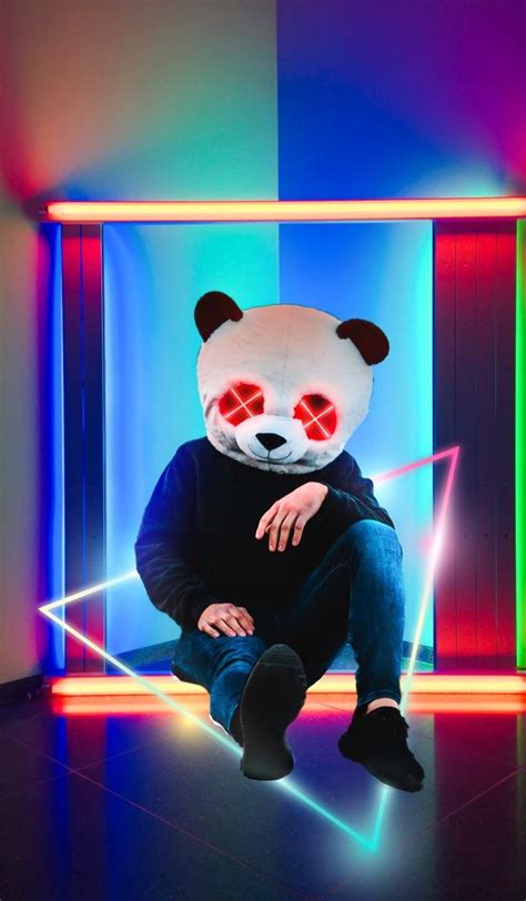 Attitude Neon Panda Profile Pic Dpz In 2021 Cute Panda