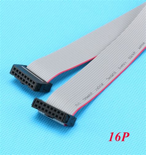 Idc Mm Pitch Cm Jtag Isp Avr Download Cable Wire Fc P Pin Connector Gray