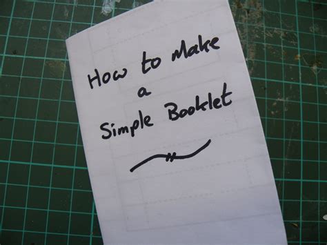 Make A Pocket Sized Booklet 3 Steps With Pictures Instructables