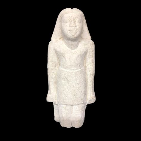 Egyptian Limestone Male Sculpture