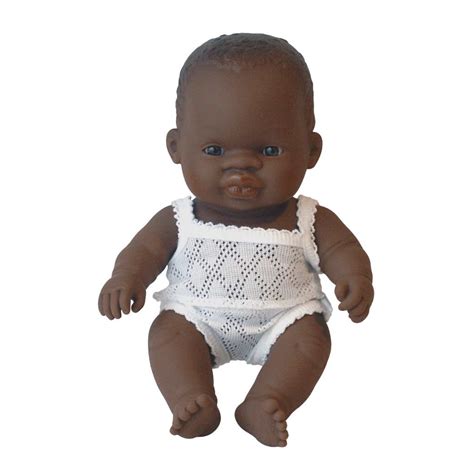 Miniland Baby Doll African Boy 21cm Leo And Bella