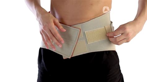 Thermoskin Lumbar Support And Back Stabiliser Youtube