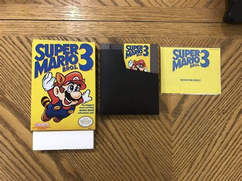Super Mario Bros Nintendo Nes Complete In Box Cib Cleaned