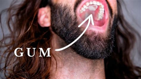 How To Use Gum For A Better Jawline And Facial Structure Tongue