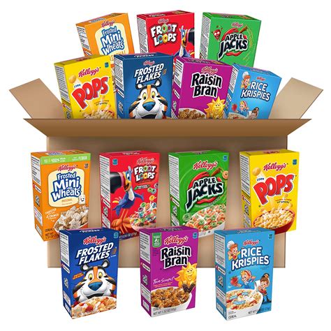 Buy Kelloggs Breakfast Cereal Variety Pack Kids Breakfast Assortment