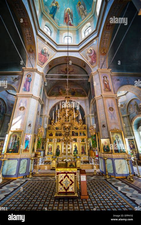 Inside The Russian Orthodox Church Building In The Center Of Comrat