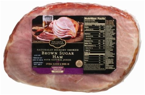 Private Selection Hickory Smoked Brown Sugar Spiral Sliced Ham Lb