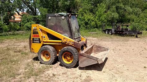 Jms Auctions Mustang 442 Skid Loader Youtube