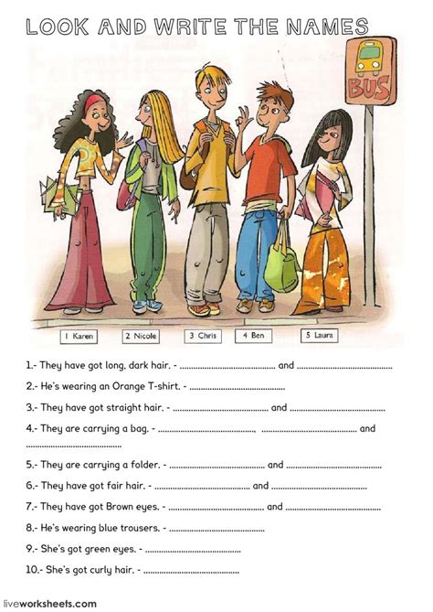 Picture Description Interactive And Downloadable Worksheet You Can Do