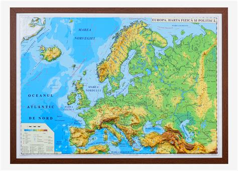 Harta Fizica A Europei Hd