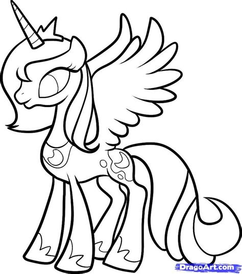 Home » cartoon » my little pony » my little pony princess luna coloring pages. mlp printable coloring pages | How to Draw Luna, Princess ...