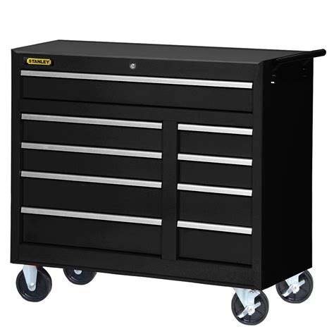 Stanley 42 Inch 9 Drawer Cabinet In Black The Home Depot Canada