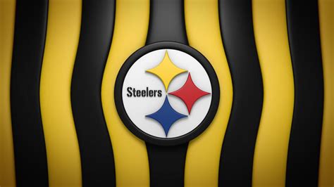 Pittsburgh Steelers On Circle With Yellow And Black Background Hd