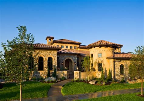 Tuscan Mansion Tuscan Style Homes Mediterranean Style Homes Spanish
