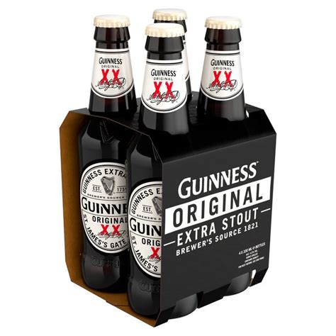 Morrisons Guinness Original Bottles 4 X 330mlproduct