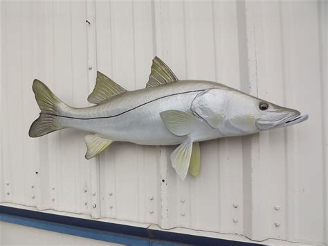 39 Inch Snook Fish Mount Replica