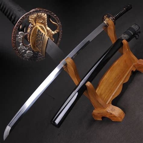 High Quality Katana Handmade Japanese Sword Damascus Folded Steelandhand