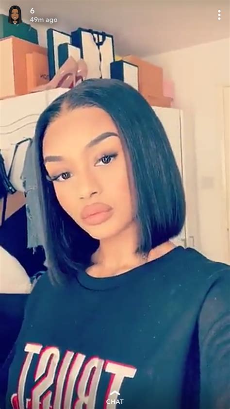 Middle Part Bob Sew In Bob Sew In Black Girl Bob Hairstyles Middle