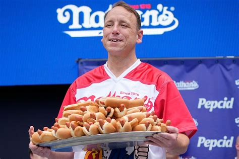 Who Is Joey Chestnut And How Many Records Does The Winner Of Nathans