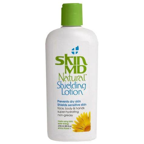 Skin Md Natural Shielding Lotion 8 Oz Bottle For Hands Face And Body