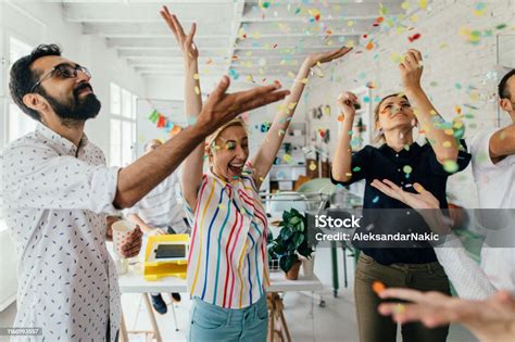 Celebration In The Office Stock Photo Download Image Now