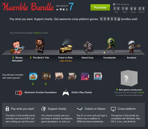 Humble bundle's partnerships with competing stores don't just beef up the library, they also give humble bundle plays nice with other, bigger gaming marketplaces to offer great deals for even. Humble Bundle with Android 7 | Picando Código