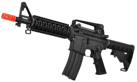 We Tech Full Metal M4 Cqb Open Bolt Gas Blowback Airsoft Rifle Black