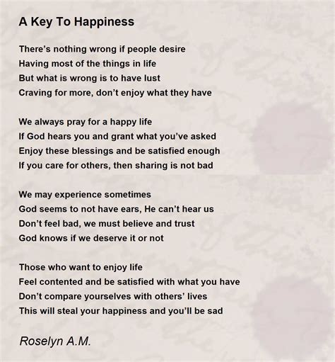 Poems About Happiness And Life