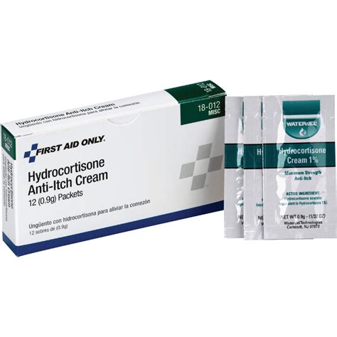 Fao18012 First Aid Only Hydrocortisone Cream For Skin Irritation