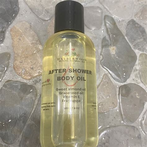 After Shower Body Oil With Vitamin E Moisturizing Bath Oil Etsy