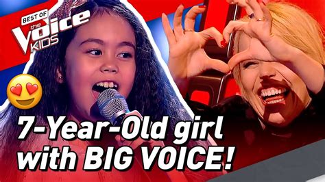 This Cutie Impresses With Big Voice In The Voice Kids 😍 Youtube