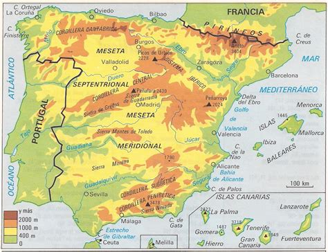 Mapa Fisico Y Politico De Espana Images