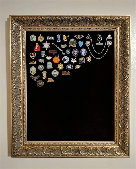 A Great Way To Display Enamel Pins Pin Collection Displays Enamel