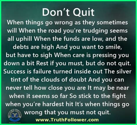 Dont Quit Quotes Quitting Quotes Inspirational Quotes