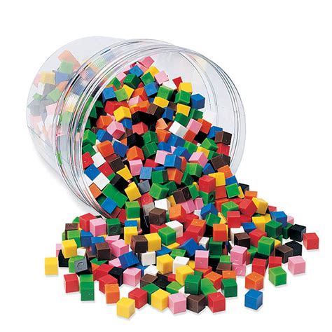 Jouets Et Jeux Interlocking Counting Cubes New 1 Cm Cubes Various Pack