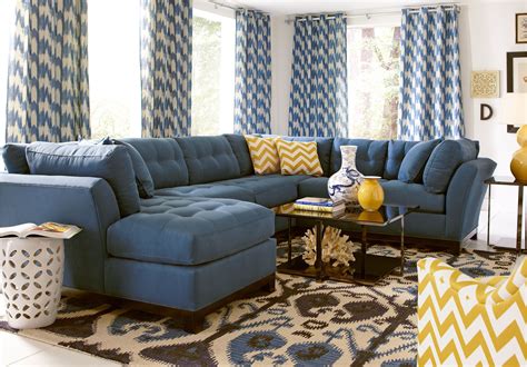 Choose from various styles, colors & shapes. Cindy Crawford Home Metropolis Indigo 3 Pc Sectional - Sectionals (Blue) (With images) | Living ...