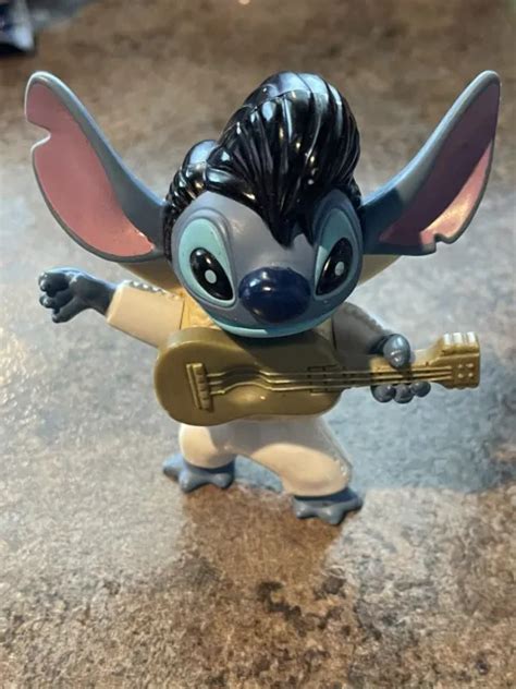 Disney 2002 Lilo And Stitch Elvis Stitch Mcdonalds Toy Figure 1210