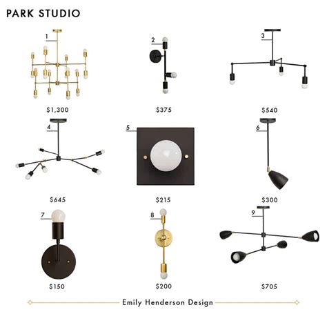 Park Studio Emily Henderson Design Lighting Roundup Emily Henderson