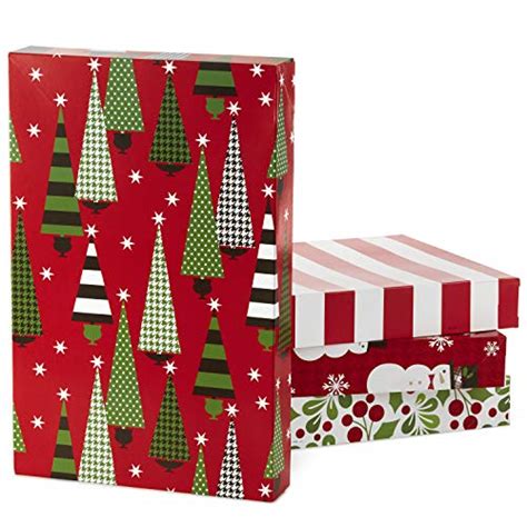 Hallmark Christmas T Boxes With Lids In Assorted Designs Pack Of 12