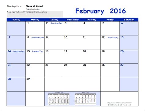 Current Printable School Calendar Leslie Website