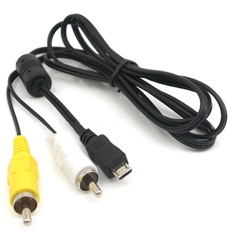 Micro Usb Male To 2 Rca Male Av Audio Video Adapter Cable For Samsung