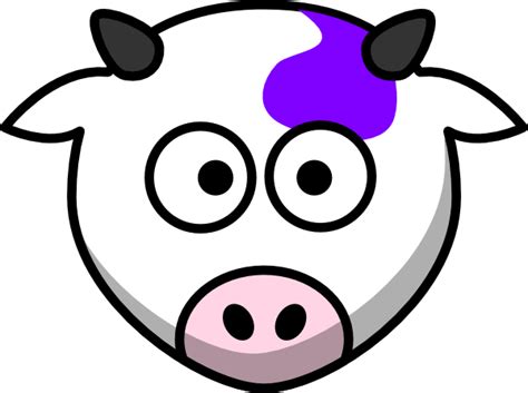 Purple Cow Clip Art At Vector Clip Art Online Royalty Free