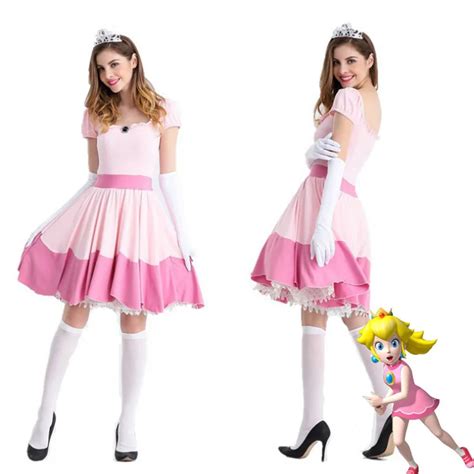 Princess Peach Dress Costume