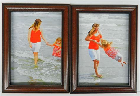Clear acrylic photo frame has an attractive finish and holds up to 4 x 6 standard sized photo or graphic.can also be suspended, and another separate parts hanging, can be used with. 3.5x5 4x5 4x6 5x7 8x10 Cherry Black Wood Picture Photo ...